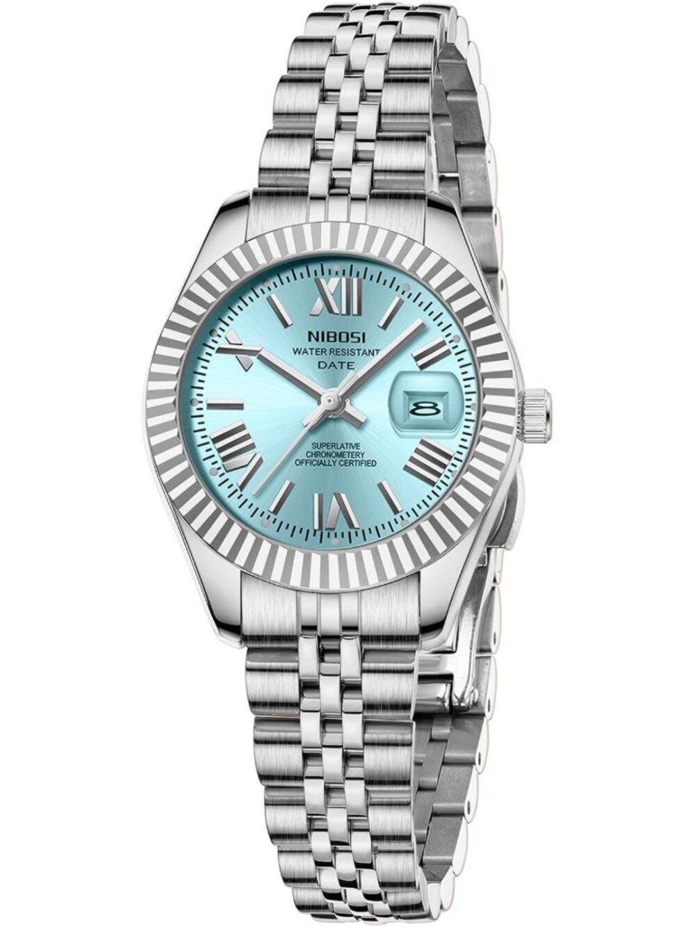 Stylish Women's Analog Quartz Watch - Gold & Silver Stainless Steel, Date